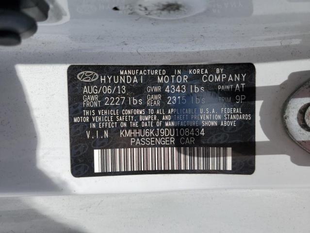 Photo 9 VIN: KMHHU6KJ9DU108434 - HYUNDAI GENESIS CO 