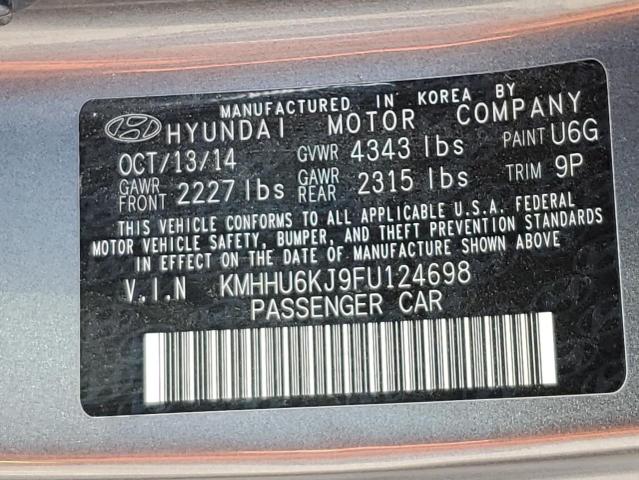 Photo 11 VIN: KMHHU6KJ9FU124698 - HYUNDAI GENESIS CO 