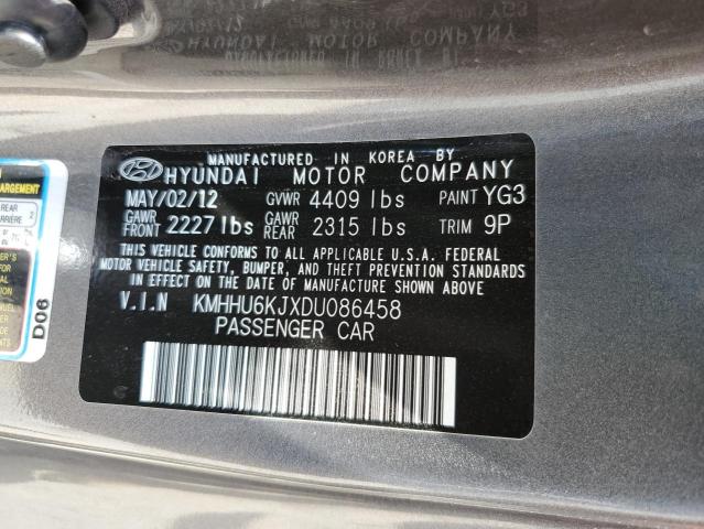 Photo 11 VIN: KMHHU6KJXDU086458 - HYUNDAI GENESIS 