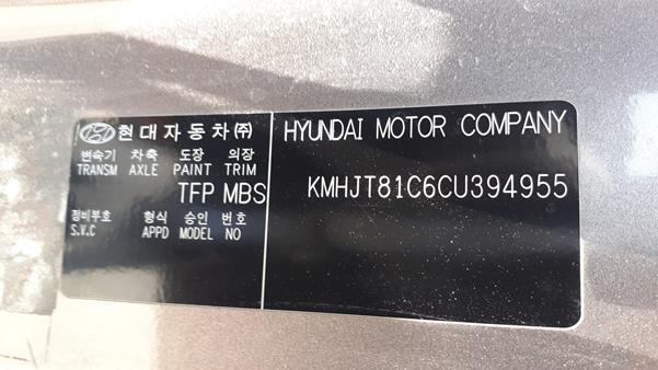 Photo 2 VIN: KMHJT81C6CU394955 - HYUNDAI TUCSON 