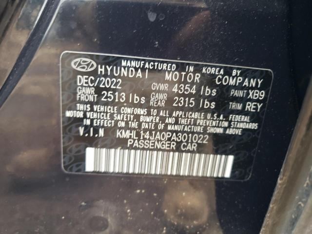 Photo 11 VIN: KMHL14JA0PA301022 - HYUNDAI SONATA SEL 