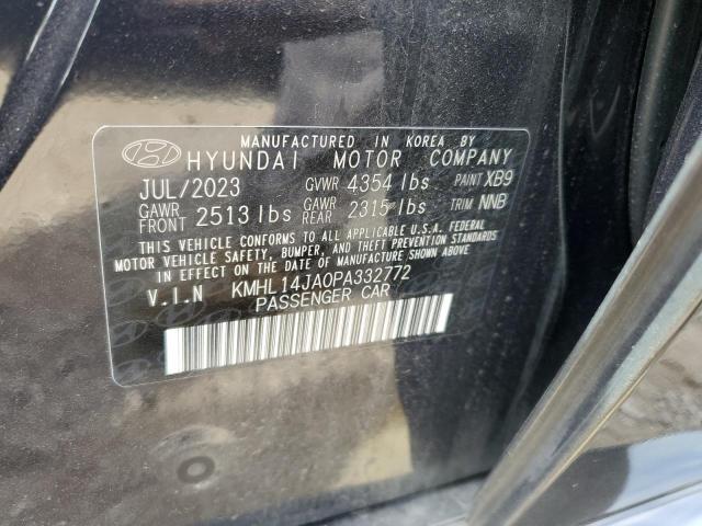 Photo 12 VIN: KMHL14JA0PA332772 - HYUNDAI SONATA SEL 