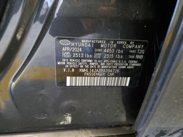 Photo 12 VIN: KMHL14JA2RA394726 - HYUNDAI SONATA SEL 