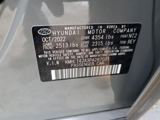 Photo 11 VIN: KMHL14JA3PA287021 - HYUNDAI SONATA 