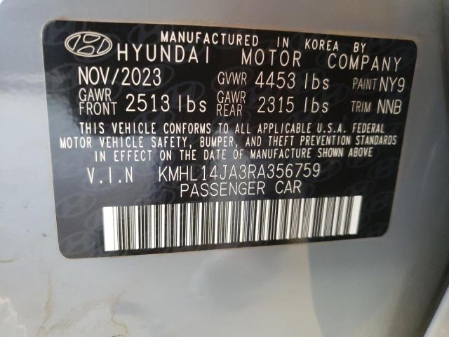 Photo 11 VIN: KMHL14JA3RA356759 - HYUNDAI SONATA 