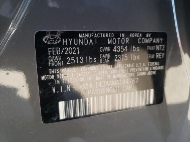 Photo 9 VIN: KMHL14JA4MA144767 - HYUNDAI SONATA SEL 