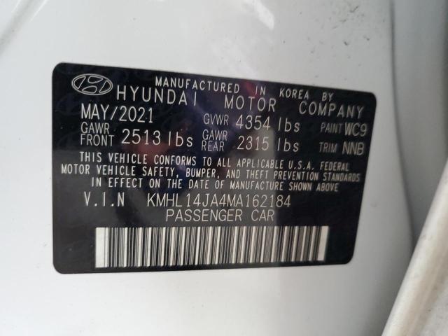 Photo 11 VIN: KMHL14JA4MA162184 - HYUNDAI SONATA 