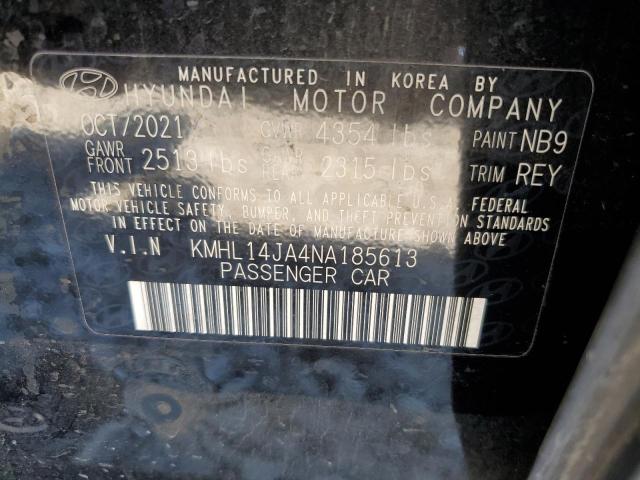 Photo 12 VIN: KMHL14JA4NA185613 - HYUNDAI SONATA SEL 