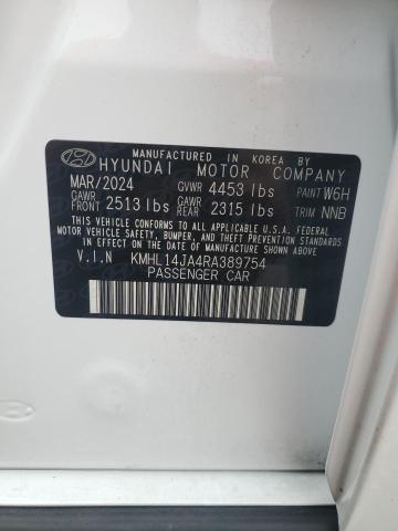 Photo 11 VIN: KMHL14JA4RA389754 - HYUNDAI SONATA 