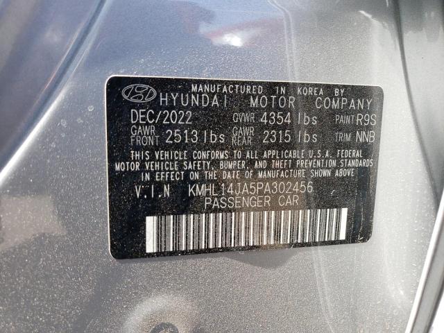 Photo 11 VIN: KMHL14JA5PA302456 - HYUNDAI SONATA SEL 