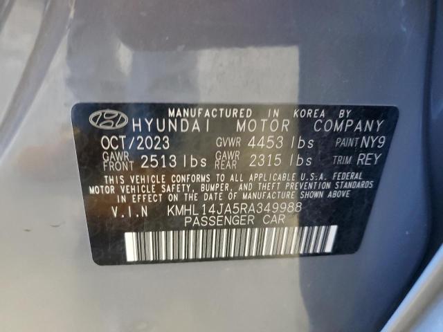 Photo 11 VIN: KMHL14JA5RA349988 - HYUNDAI SONATA SEL 