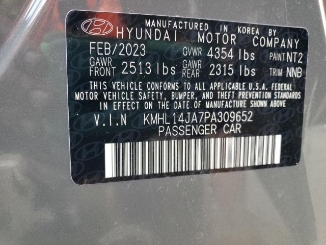 Photo 11 VIN: KMHL14JA7PA309652 - HYUNDAI SONATA SEL 