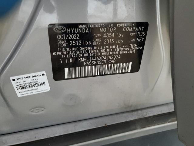 Photo 12 VIN: KMHL14JAXPA282074 - HYUNDAI SONATA SEL 