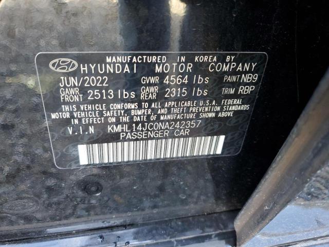 Photo 11 VIN: KMHL14JC0NA242357 - HYUNDAI SONATA N L 