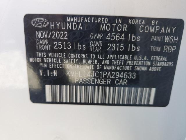 Photo 11 VIN: KMHL14JC1PA294633 - HYUNDAI SONATA N L 