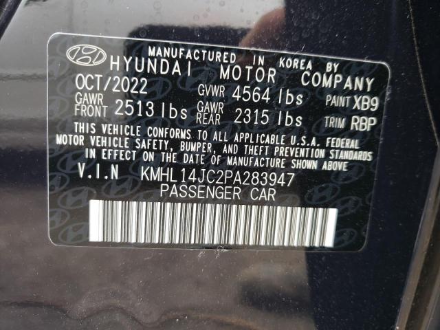 Photo 11 VIN: KMHL14JC2PA283947 - HYUNDAI SONATA SEL 