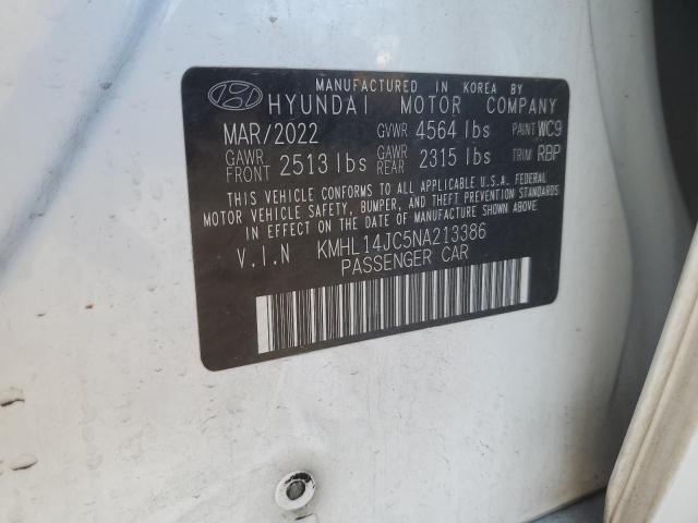 Photo 11 VIN: KMHL14JC5NA213386 - HYUNDAI SONATA N L 