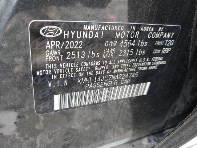 Photo 11 VIN: KMHL14JC7NA224745 - HYUNDAI SONATA N L 