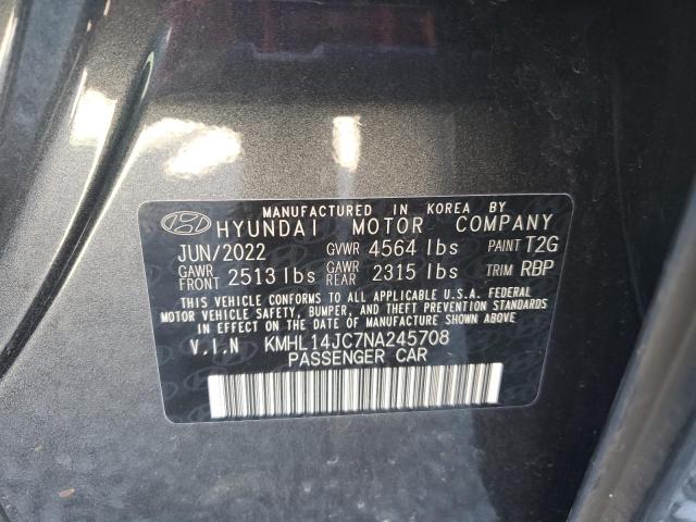 Photo 11 VIN: KMHL14JC7NA245708 - HYUNDAI SONATA N L 