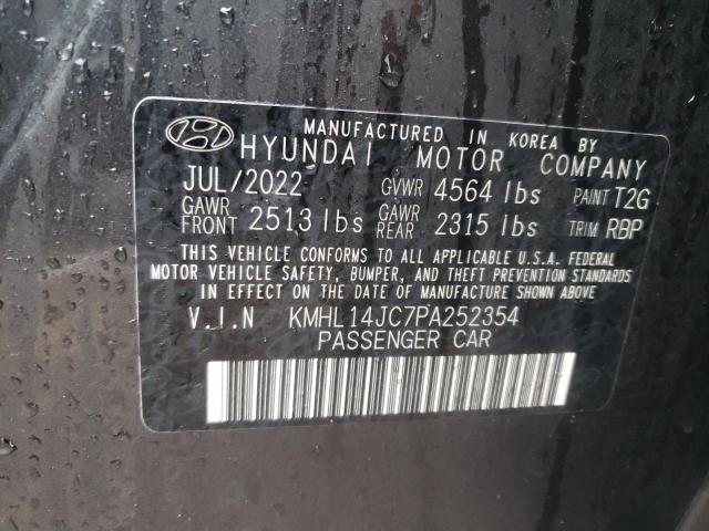 Photo 11 VIN: KMHL14JC7PA252354 - HYUNDAI SONATA 