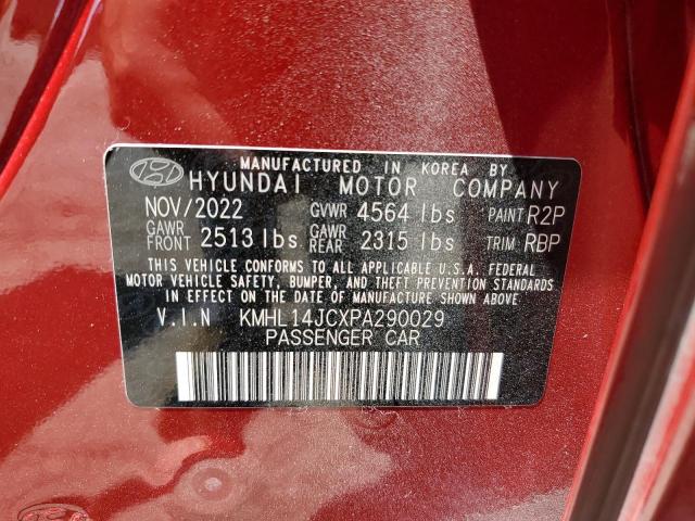 Photo 11 VIN: KMHL14JCXPA290029 - HYUNDAI SONATA 