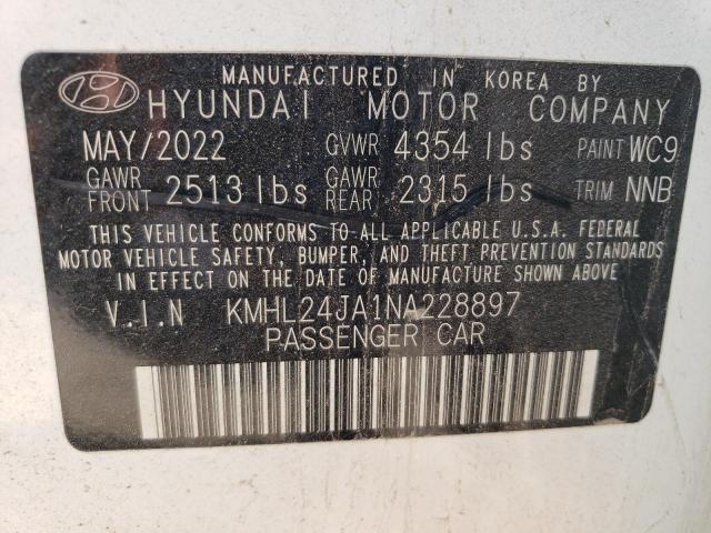 Photo 12 VIN: KMHL24JA1NA228897 - HYUNDAI SONATA SE 