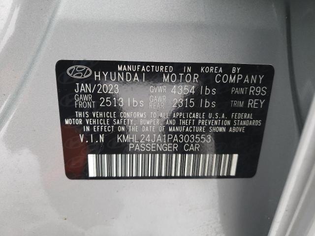 Photo 12 VIN: KMHL24JA1PA303553 - HYUNDAI SONATA 