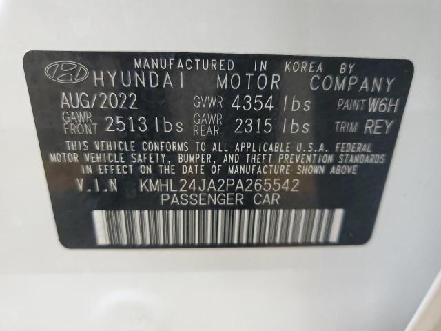 Photo 11 VIN: KMHL24JA2PA265542 - HYUNDAI SONATA SE 