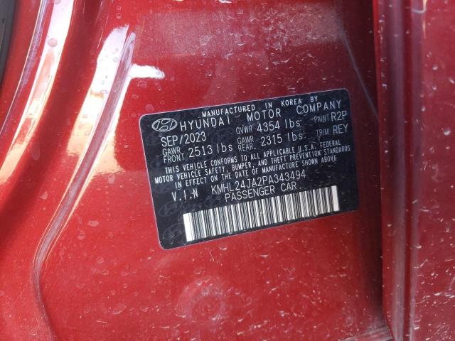 Photo 12 VIN: KMHL24JA2PA343494 - HYUNDAI SONATA SE 