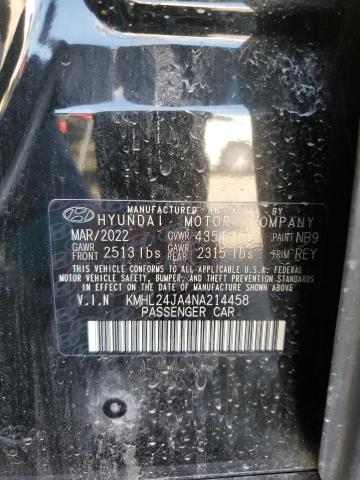 Photo 11 VIN: KMHL24JA4NA214458 - HYUNDAI SONATA SE 