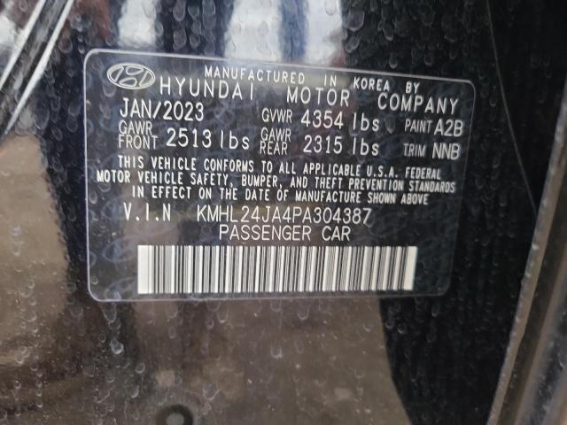 Photo 11 VIN: KMHL24JA4PA304387 - HYUNDAI SONATA 