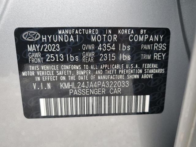 Photo 11 VIN: KMHL24JA4PA322033 - HYUNDAI SONATA 