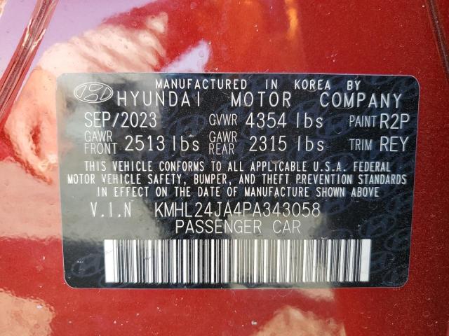 Photo 11 VIN: KMHL24JA4PA343058 - HYUNDAI SONATA 