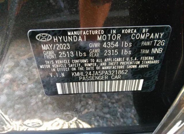 Photo 8 VIN: KMHL24JA5PA321862 - HYUNDAI SONATA 