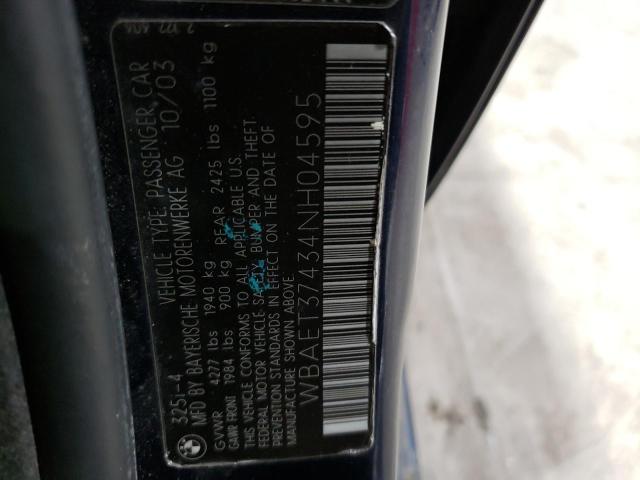 Photo 11 VIN: KMHL24JA7NA209951 - BMW 3 SERIES 