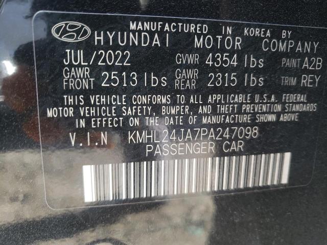 Photo 12 VIN: KMHL24JA7PA247098 - HYUNDAI SONATA SE 