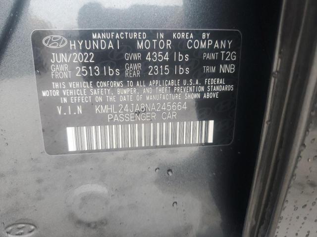 Photo 11 VIN: KMHL24JA8NA245664 - HYUNDAI SONATA 