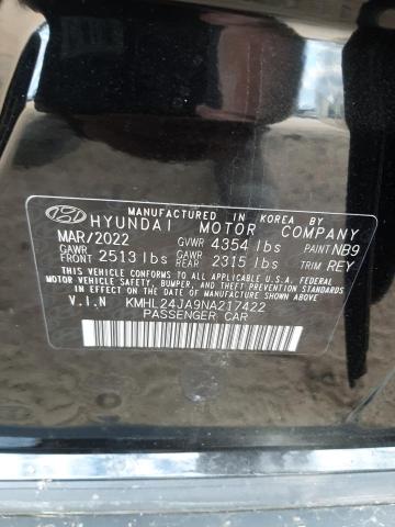 Photo 9 VIN: KMHL24JA9NA217422 - HYUNDAI SONATA SE 