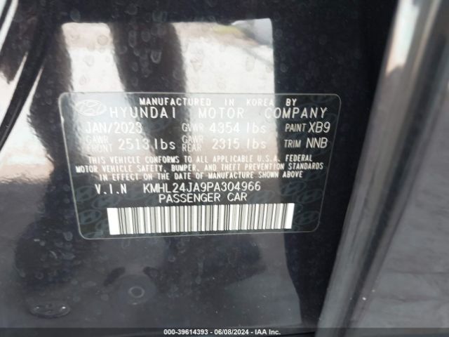 Photo 8 VIN: KMHL24JA9PA304966 - HYUNDAI SONATA 