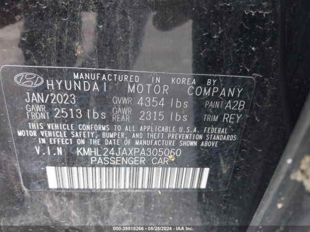 Photo 8 VIN: KMHL24JAXPA305060 - HYUNDAI SONATA 