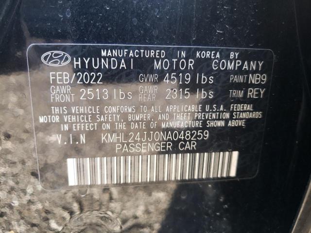 Photo 11 VIN: KMHL24JJ0NA048259 - HYUNDAI SONATA 