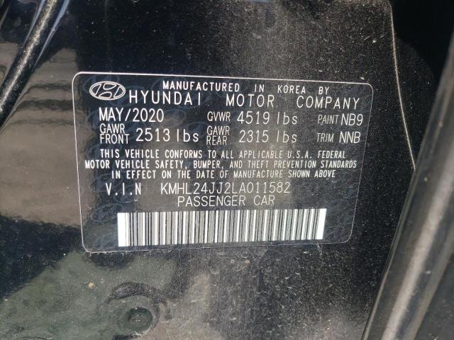 Photo 11 VIN: KMHL24JJ2LA011582 - HYUNDAI SONATA HYB 