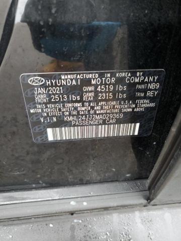 Photo 12 VIN: KMHL24JJ2MA029369 - HYUNDAI SONATA HYB 