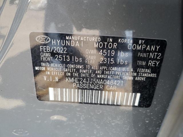 Photo 11 VIN: KMHL24JJ5NA048421 - HYUNDAI SONATA HYB 