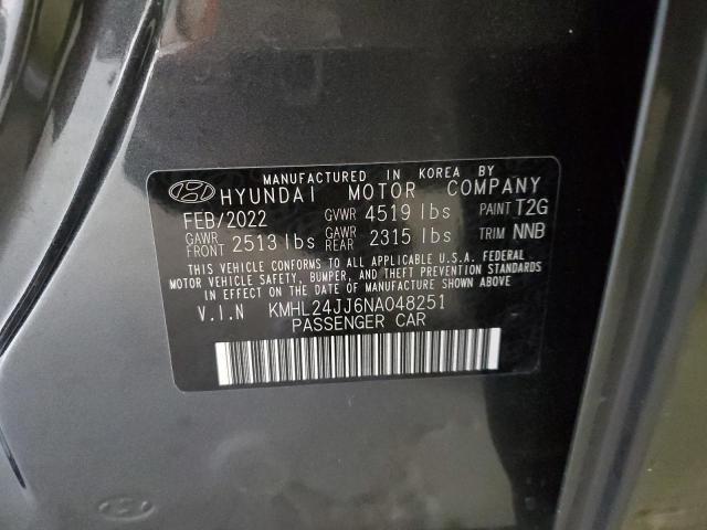 Photo 12 VIN: KMHL24JJ6NA048251 - HYUNDAI SONATA 