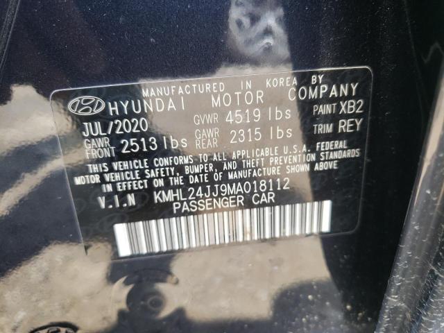 Photo 11 VIN: KMHL24JJ9MA018112 - HYUNDAI SONATA HYB 