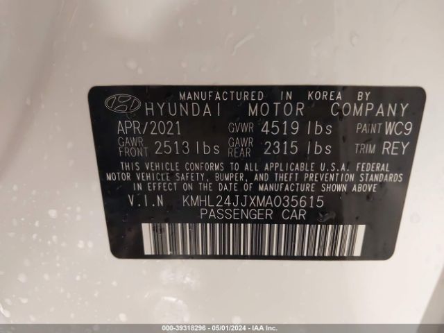 Photo 8 VIN: KMHL24JJXMA035615 - HYUNDAI SONATA 