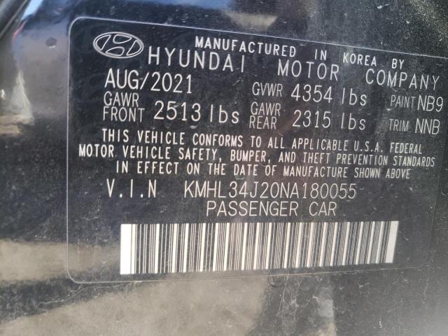 Photo 11 VIN: KMHL34J20NA180055 - HYUNDAI SONATA LIM 