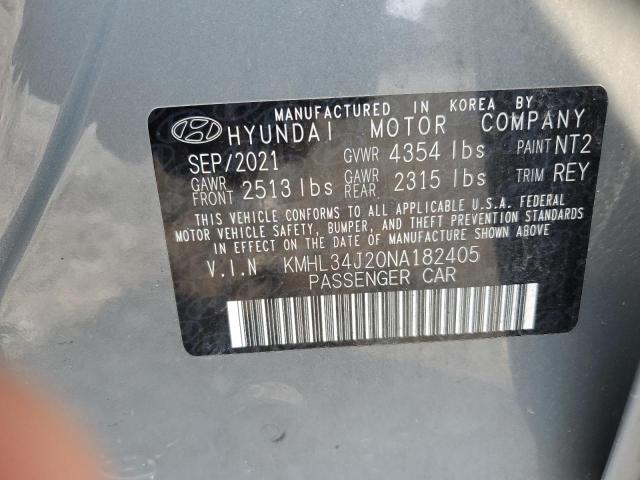 Photo 11 VIN: KMHL34J20NA182405 - HYUNDAI SONATA LIM 