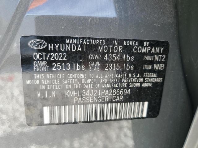 Photo 11 VIN: KMHL34J21PA286694 - HYUNDAI SONATA LIM 